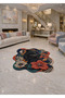 Sdt Traditional Patterned Keep Off Written Modern Woven Base Decorative Carpet Sdtamor2091 - 3