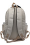 School Backpack Suitable for Middle and High School Students, Water-Resistant Beige Color School Bag 2300 - 6