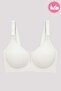 Seamless Bra - Nuvia | Cream Laser Cut Clip-On Front Open Rib Textured Seamless Nursing Bra - 2