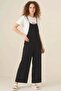Women's Strappy Black Jumpsuit