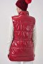 Women's High Collar Bright Red Vest - 6