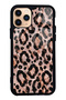 iPhone 11 Pro Rose Gold Leopard Design Glossy Phone Case