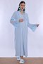 Pajama Set for Pregnant and Postpartum Women with Nursing Cover Effortt - Blue - 8
