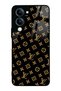 Vivo Y04 Black Lv Design Glossy Phone Case