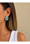 Pearlescent Gold Detailed Women's Earrings