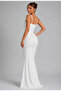 Women's Strappy Low-Cut Corset Lace-Up Long Stylish Evening Dress - 4