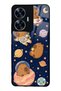 Realme C55 Glossy Phone Case with Cosmic Capybara Design