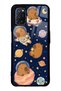Oppo A52 Glossy Phone Case with Cosmic Capybara Design