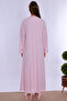 Adjustable Waist Elastic Maternity Set with Breastfeeding Feature Effortt - Pink - 4