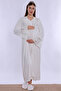 Pregnant and Postpartum Set with Breastfeeding Features Effortt - Ecru - 2