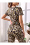 Soft Textured Women's Pajama Set Comfortable Cut Home Wear - 3