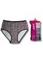 Women's 6-Piece Cotton Lycra Towel Mesh Detailed High Waist Panties Set 2186