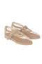 Karel Women's Knitted Mesh Detailed Buckle Strap Mary Jane Summer Ballerinas - 7