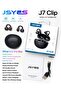 J7 Clip Open-Fit Wireless Earbuds with Smart Touch Control, Black - 2