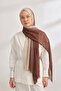 Pure Comfort Viscose Shawl - Red Brown-Beige