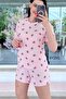 100% Cotton Single Jersey Combed Cotton Shorts Pajama Set 6Y291 - 3