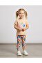Girl's Summer Tights and Printed T-Shirt Set for Ages 2-3-4-5-6-7-8-9, 2-Piece Set - 2