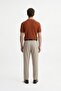 Tile Textured Polo Collar Men's T-Shirt - 4