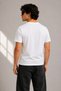 Men's T-Shirt Elephant Embroidery 100% Cotton Crew Neck Short Sleeve T-Shirt - 3
