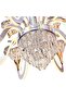 Casablanca LED Crystal Chandelier – Crystal & Metal – Chrome – 3-Color Dimmable with Remote �� - 7