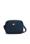 Women's Logo Printed Navy Blue Bag with Adjustable Shoulder Strap and Logo Label