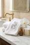 100% Cotton Embroidered Design Chill Written Pattern Hand and Face Towel 50X90 cm
