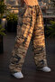 Camouflage Cargo Pocket Baggy Unisex Trousers