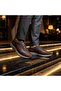 Brown Suede & Floter Leather Sneaker - 6