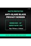 M-7036 PRO ANTI-GLARE BLACK PRIVACY SCREEN 34” (797mmx334mm) 21:9 - 2