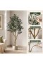 Large Artificial Olive Tree, Lifelike Simulated Potted Plant for Home and Office Decoration - 6