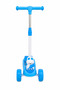 3 Wheel Scooter for Kids with Bunny Figure, Adjustable Height, Pink Blue - 2