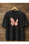 Acid Washed Oversize Unisex T-Shirt Washed Vintage Street Style Street Fashion Cotton Comfortable Fit Daily Wear T-Shirt