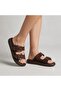 (Park Moda) Double Buckle Comfortable Daily Women's Slippers Brown - 2