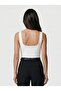 Women's Square Neck Thick Strap Snap Fastener Body Slim Fit Tight Fit Lycra Bodysuit - 4