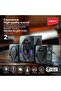 نظام سماعات متعدد القنوات Impex Micro R1 2.1 بقوة 2000 واط PMPO RMS، مع مضخم صوت 4 بوصات - 2
