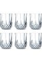 6 PCS Glass Tumbler Set by Addox Premium Drinking Glasses 240ml (Crystal Luxe)