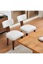 Mid Century Modern Dining Chairs Set of 2, Upholstered Linen Kitchen & Dining Room Chairs with Ergonomic Curved Backrest, Solid Wood Legs, Farmhouse Accent Chair for Home, Apartment - 7