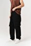 Sway Stripe Patterned Cargo Trousers with Pocket Detail - 2
