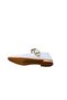 Women's Flat Thin Sole Tura Rubber Detailed Ballerinas - 5