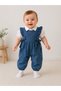 Firfirli Shirted Denim Baby Girl Jumpsuit Set (Choose 1 Size Larger)