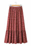 Women's Long Loose Hijab Patterned Skirt - Women's Modest Skirt - 8
