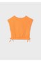 6029 Girl's Orange Tshirt - 3