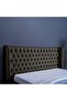 NEPTUNE HEADBOARD CHANEL LIGHT BROWN L-200 : H-125 CM - 2