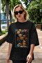 For Dog Lovers 30 Front Dog Prints Black Oversize T-Shirt 100% Cotton Unisex Dog Lover Premium Design - 5