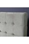 HERMONIA HEADBOARD VELVET WHITE L-200 : H-125 CM - 4