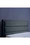 Trojan Headboard Chanel Dark Grey L-180 : H-125 Cm - 3