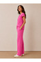 Women's Loose Blouse and Straight-Leg Pants Set Casual Comfortable Two-Piece Set - 3