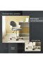 Axiom Office Medium Back Chair Mesh & Fabric - Grey & White - 6