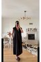 Oversize Maxi Dress with Zipper Detail