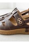 26Y-055-7131 Genuine Leather Orthopedic Women's Sandals Daily Orthopedic Comfortable Summer Shoes - 3